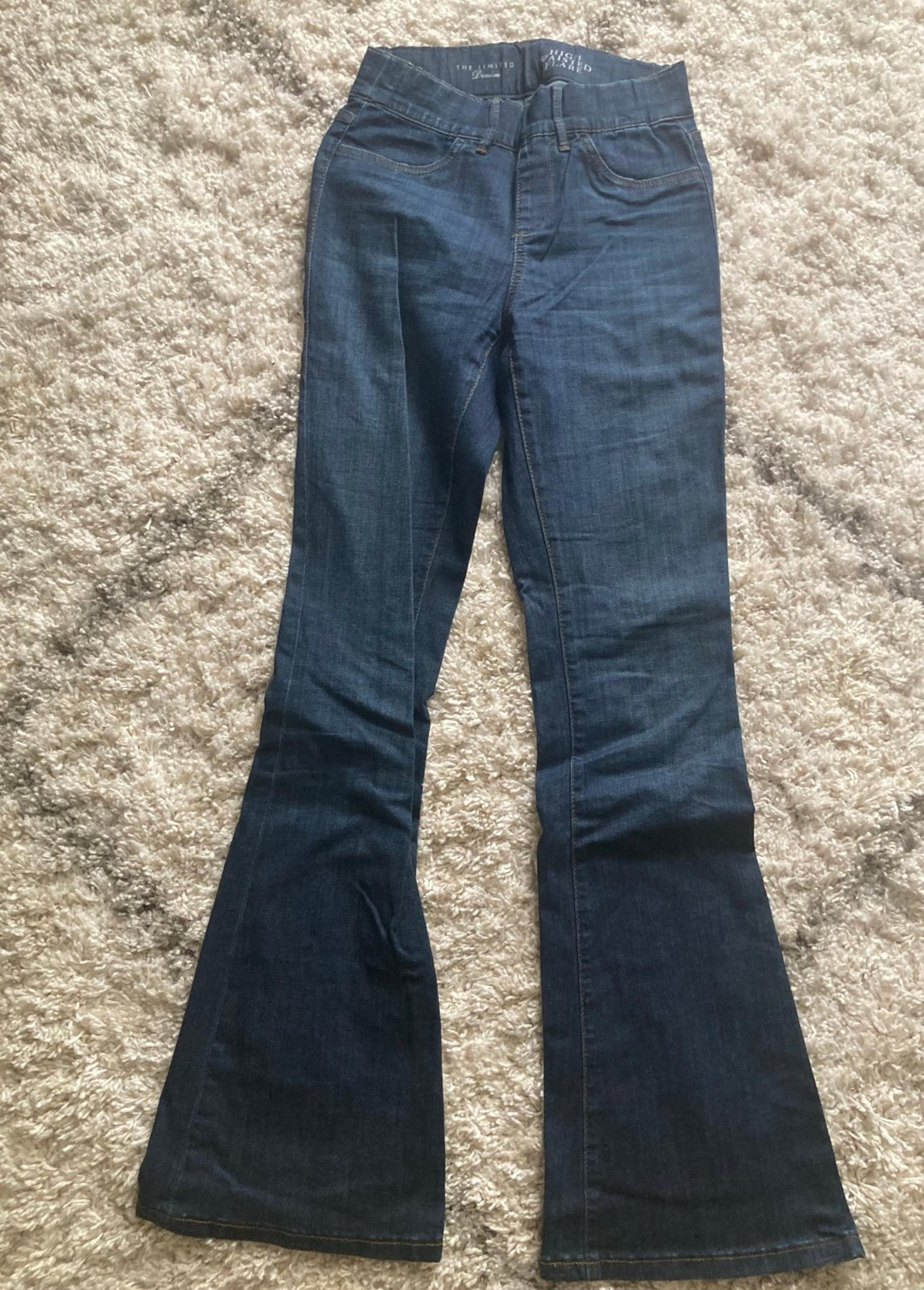 The Limited High waisted denim flare jeans 0 Regular