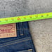 Vintage 90’s Levi’s 517 Red Tab Bootcut Flare Dark Denim Jeans Men’s 35x34 USA.
