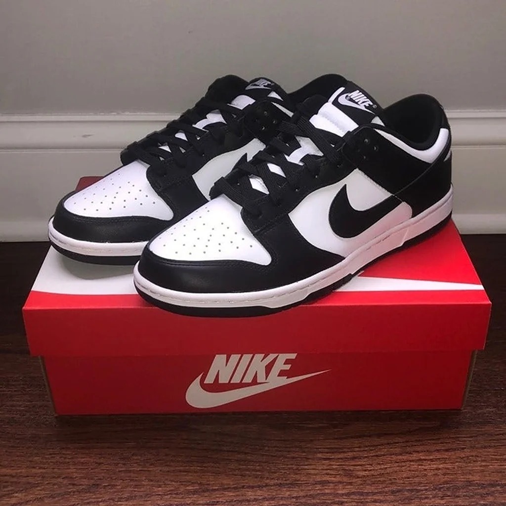 Nike Dunk Low Top black and white Panda Women Casual sneakers SIze 8