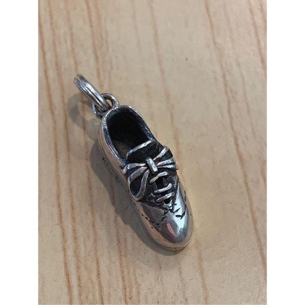 .925 Tennis Shoe Sterling Silver Jewelry Charm #vintage #shoe collector