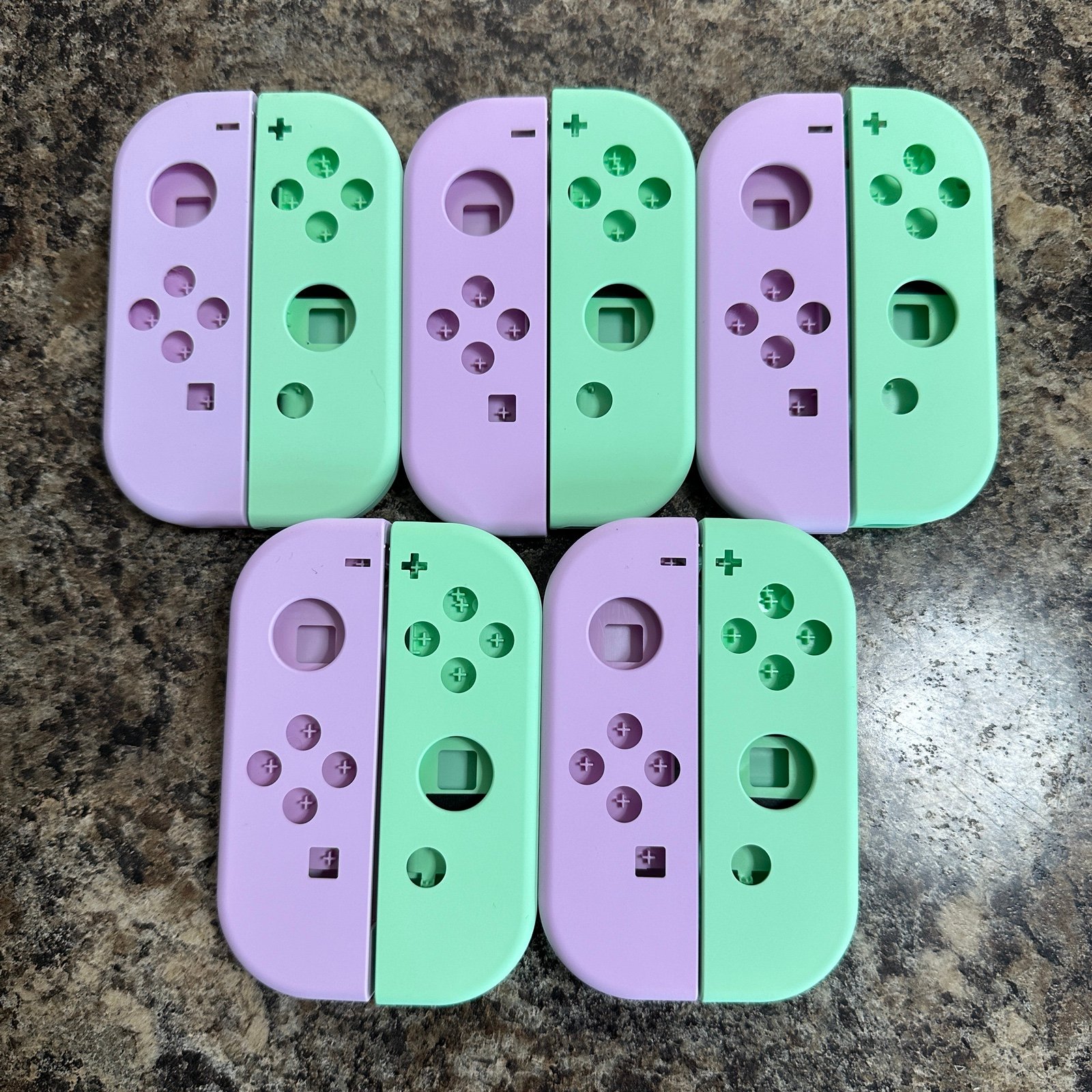 Bundle of 5 Official Nintendo Switch Pastel Joy-con Housing SHELLS