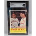 1963 Topps #138 Stan Musial, Willie Mays Pride of NL SGC 4 EX Nice!