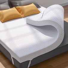 PERLECARE 3 Inch Gel Memory Foam Mattress Topper for Pressure Relief-Twin sizes