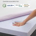 PERLECARE 3 Inch Gel Memory Foam Mattress Topper for Pressure Relief-Twin sizes