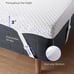 PERLECARE 3 Inch Gel Memory Foam Mattress Topper for Pressure Relief-Twin sizes