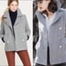 J crew stadium cloth Majestic pea coat