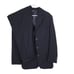 Bachrach Wool Pant Suit Men Size 32 Cuffed Pleated Button Pockets Italy Black