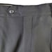 Bachrach Wool Pant Suit Men Size 32 Cuffed Pleated Button Pockets Italy Black