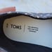 Toms Alpargata Women Forged Iron Grey Metallic Granite Fleck Flat Slip On 10