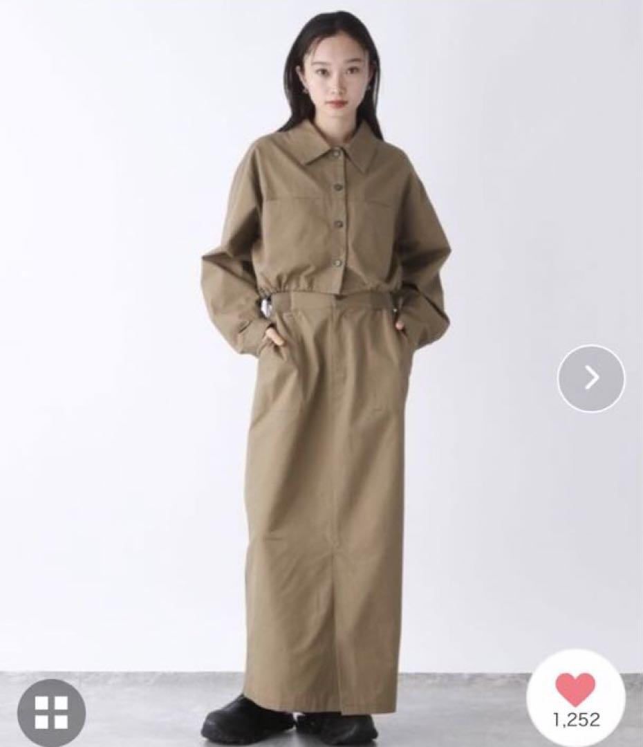Gina Sis Dropped Waist Work Shirt Jacket 2P
