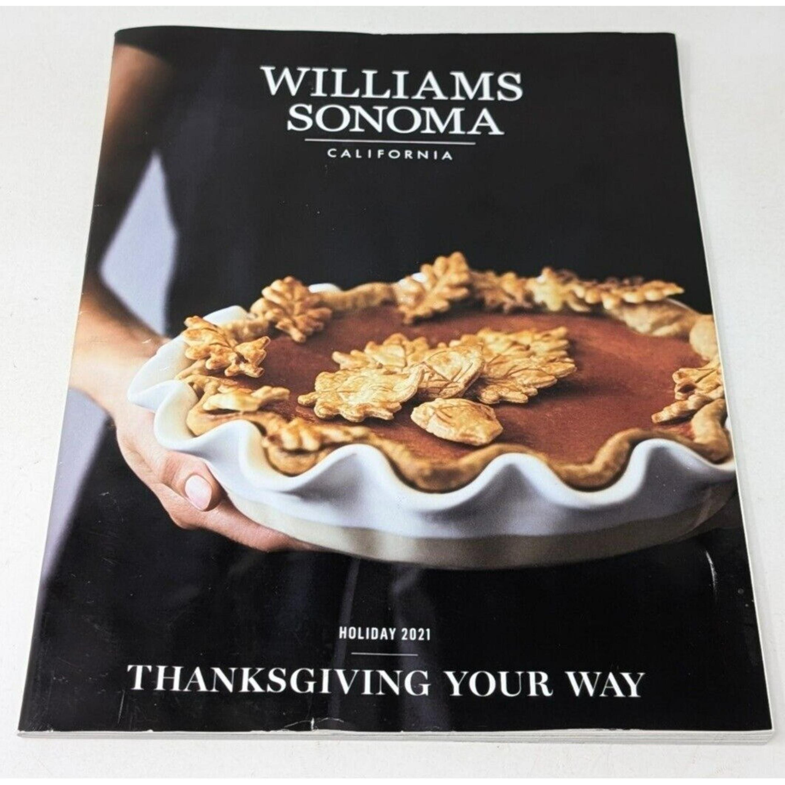 Catalog Holiday 2021 Look Book Thanksgiving Kitchen Decor VTG - Williams Sonoma