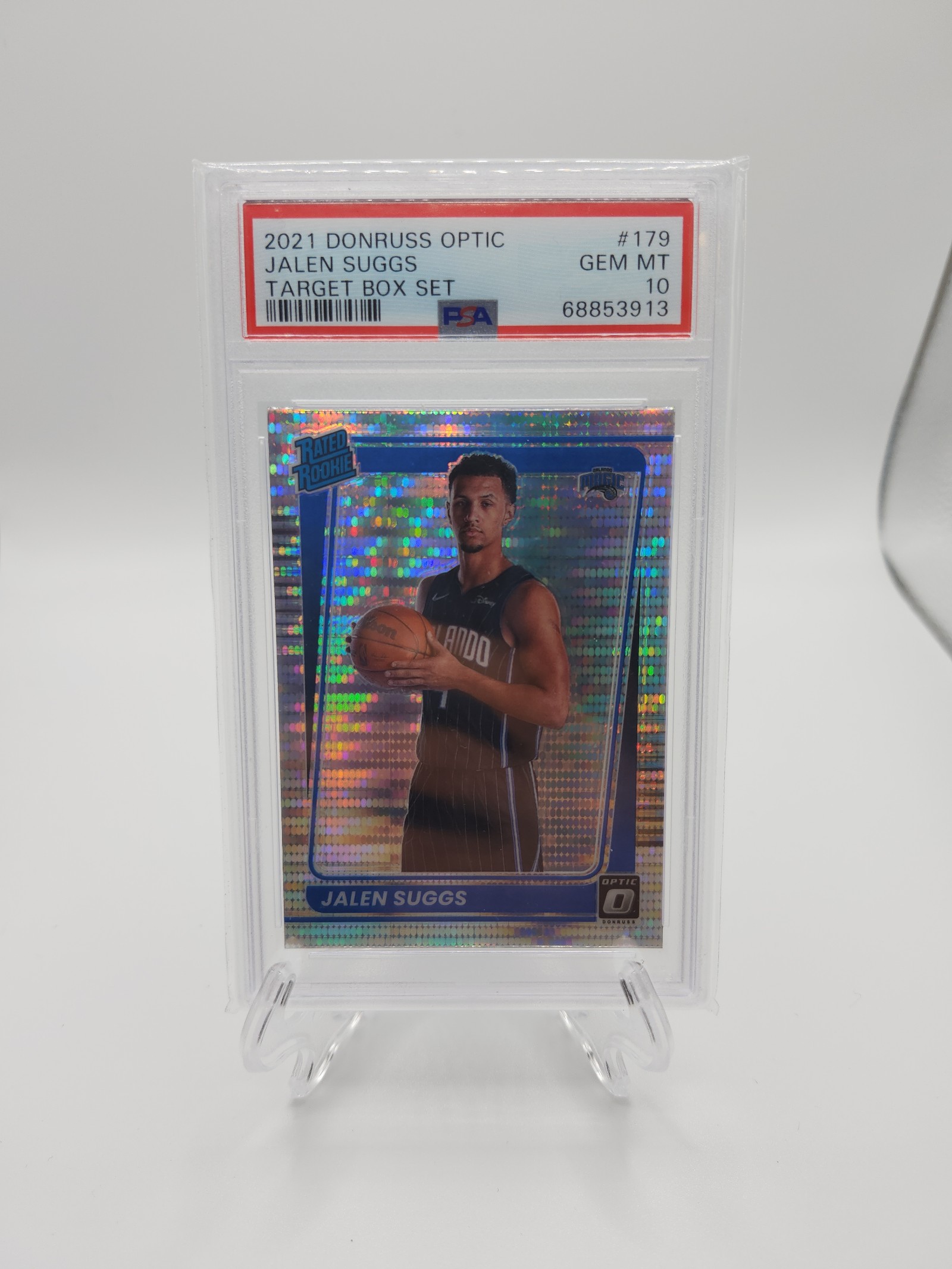 Jalen suggs rated rookie target box set psa10