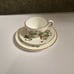 Coalport Strawberry Pattern Miniature Teacup, Saucer, And Plate