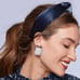 Lele Sadoughi Rectangle Stud Crystal Earrings