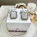 Lele Sadoughi Rectangle Stud Crystal Earrings