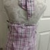J.CREW PLAID HALTER CRISSCROSS TIE TOP S M