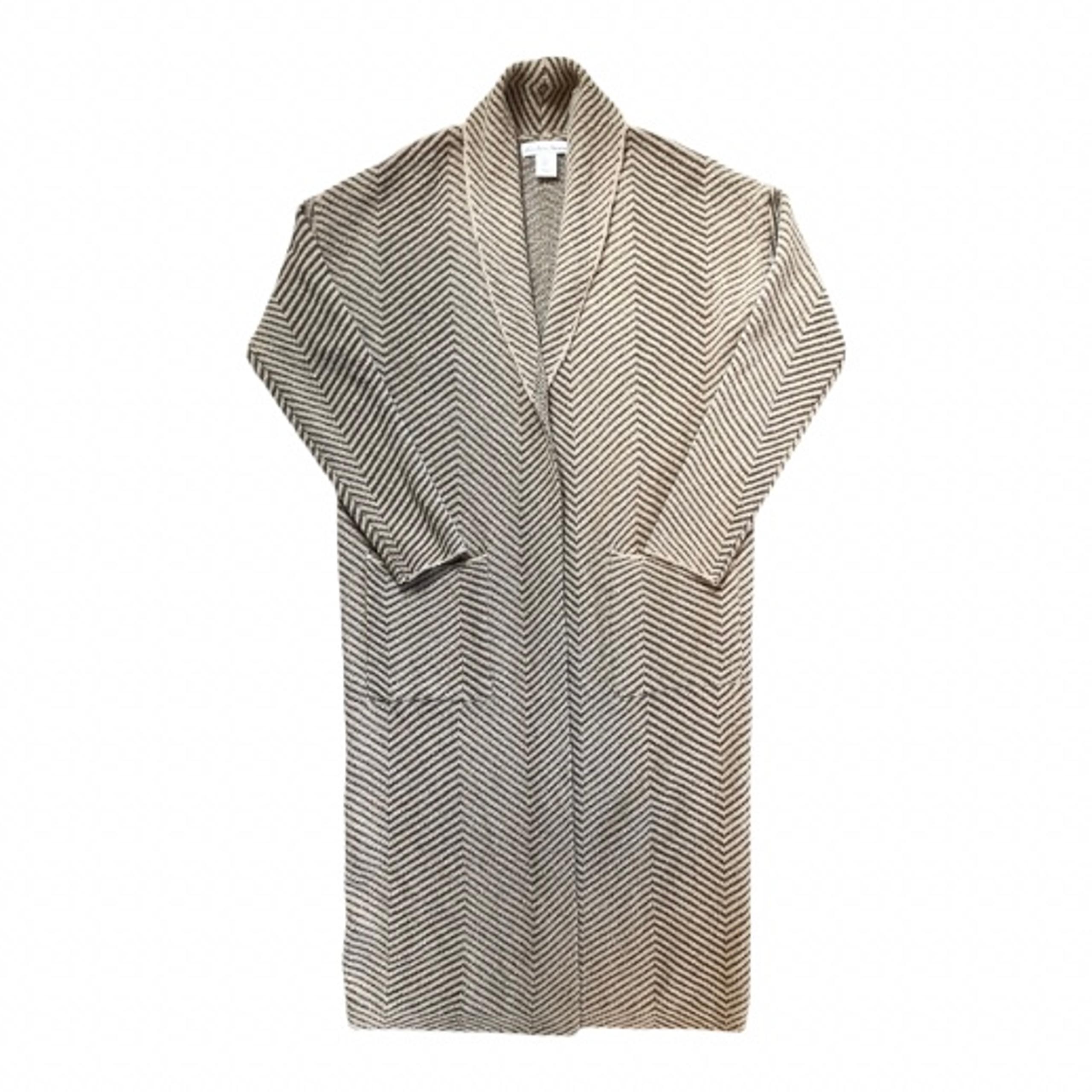 London Kaye Longline Cardigan Sweatercoat Herringbone Women’s Small S Luxury