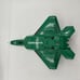 Hess Trailer Truck Jet 2010 Vehicle Exclusive Toy Lights Collectible Set Green W