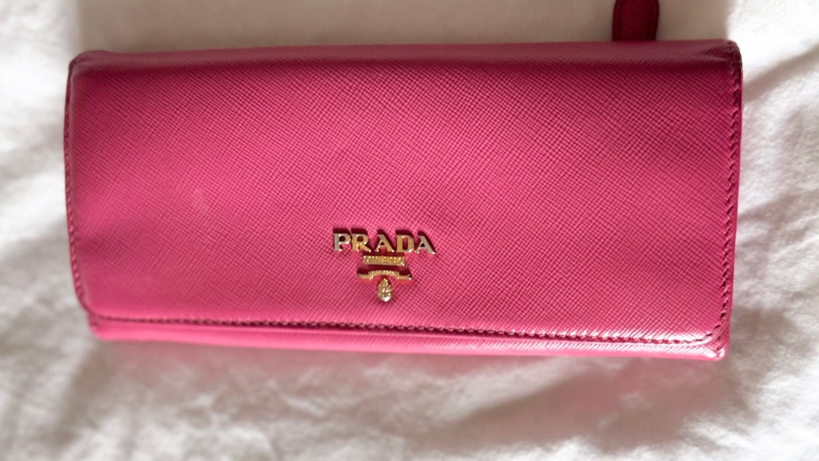 Prada Saffiano Metal Continental Flap Wallet