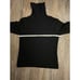 Kinross Chunky Trim 100% cashmere Sweater Women's M Black Japan Classic City