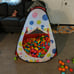 Kids’ Pop Up Ball Pit Teepee Play Tent with 50 Play Balls Included, Play Tent