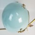 Rare 14 Teal Egg w/ Purple Egg & Butterfly Inside