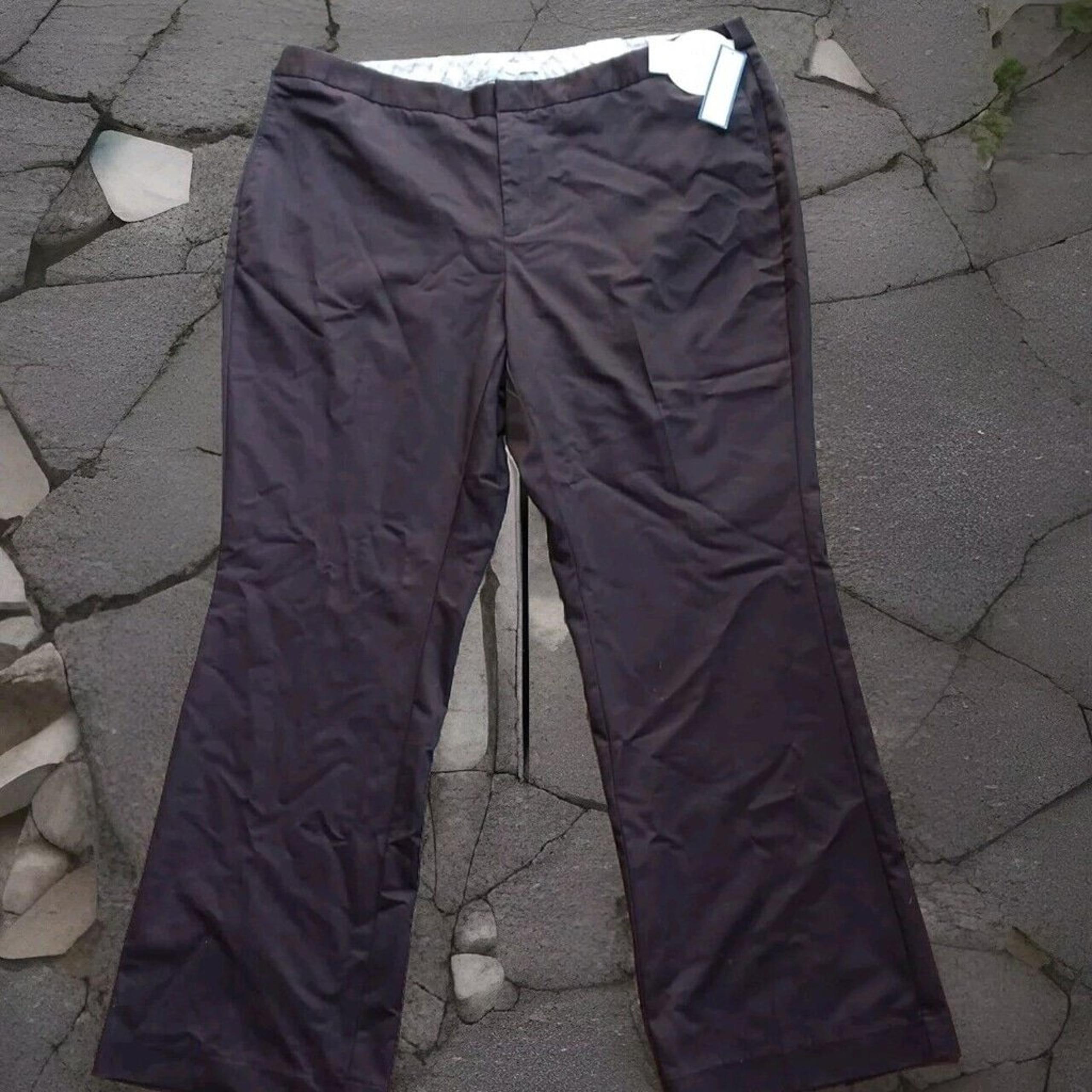 Levi Strauss Dockers Bria Pants Custom Waistband BROWN 22W MED New With Tags
