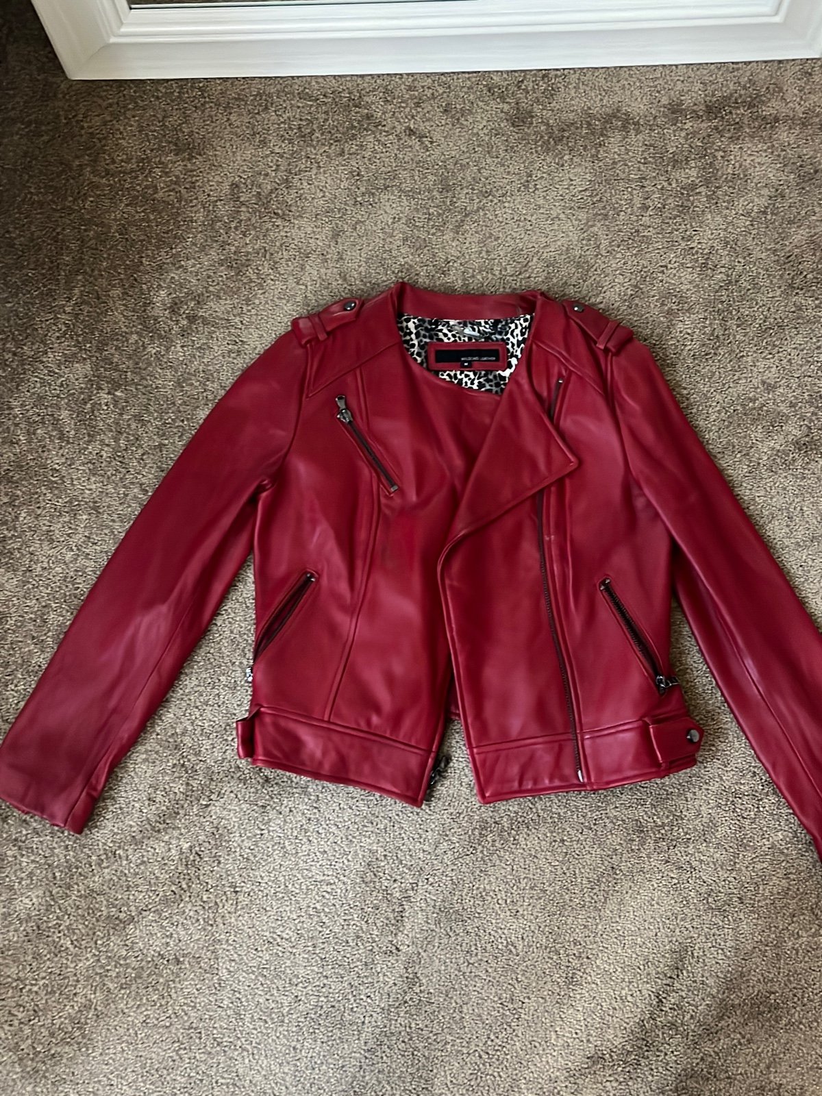 Faux Leather Jacket
