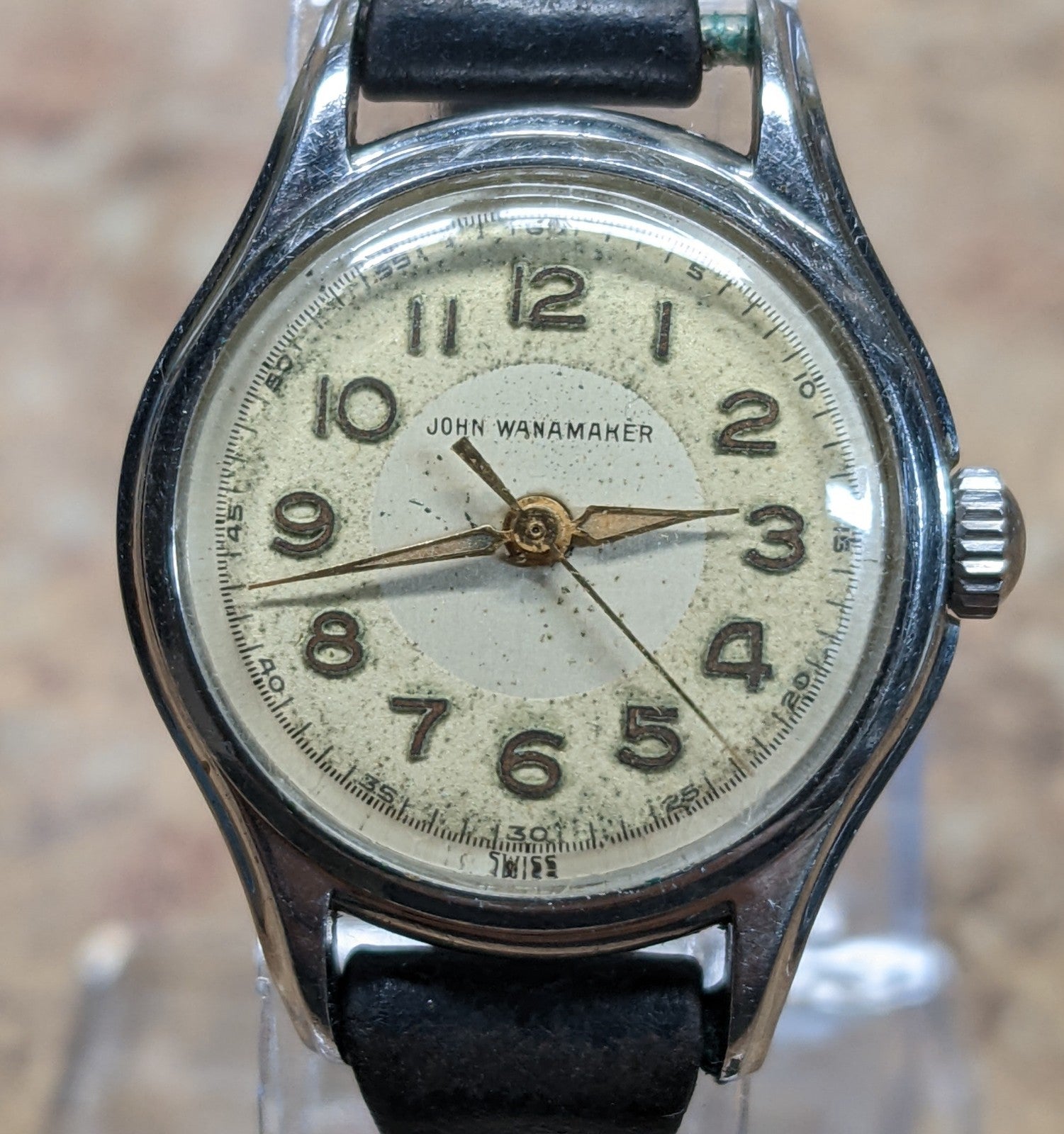 Rare John Wanamaker Ladies Windup Watch. Swiss Made. Works Great