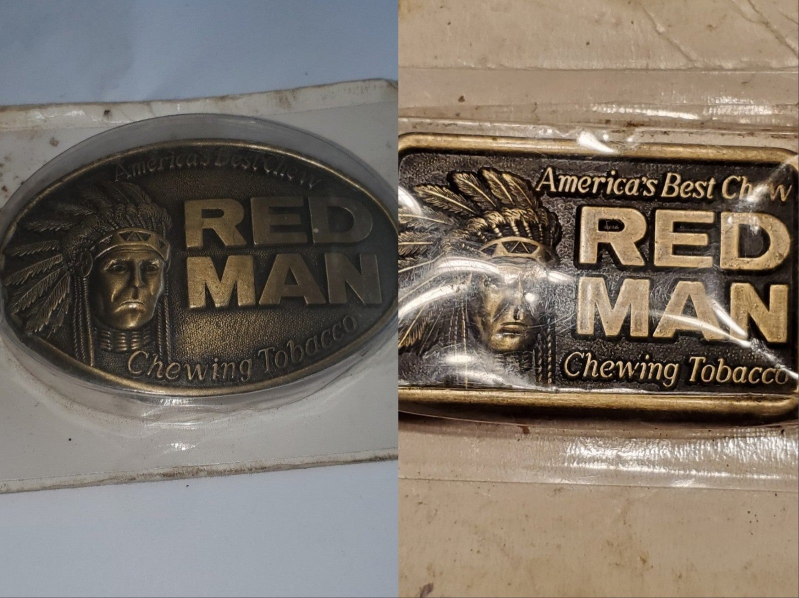 RED MAN Chewing Tobacco BELT BUCKLE&Keychain