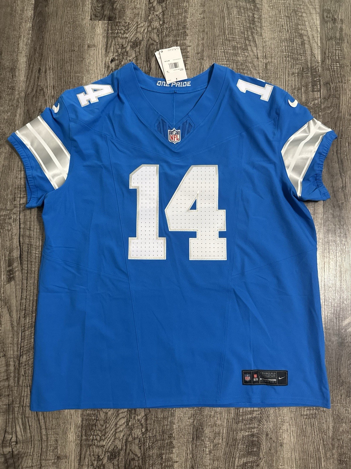 Amon-Ra St. Brown Detroit Lions Nike Vapor Fuse Elite Jersey Men’s Size 52 BNWT