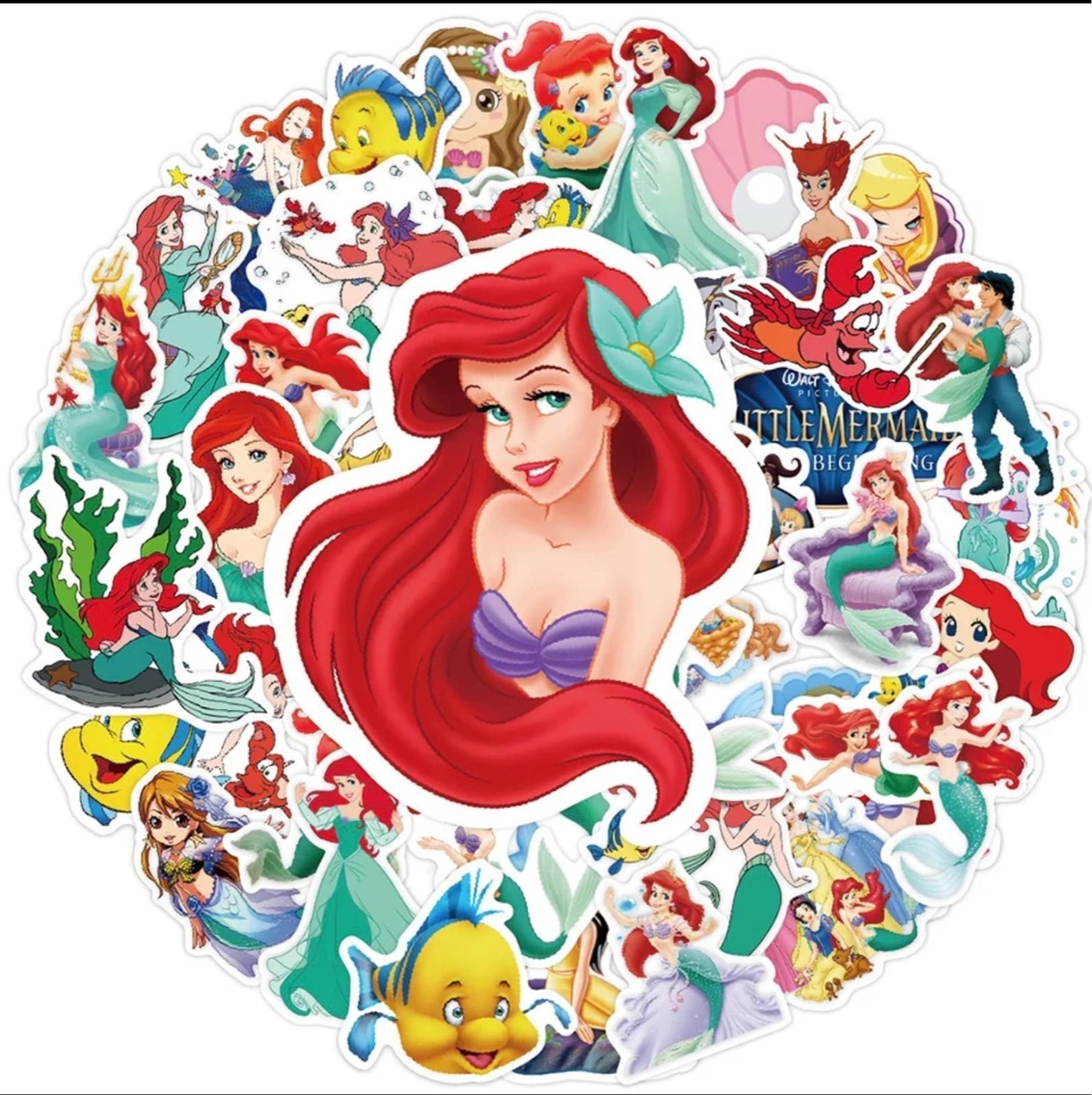 Disney’s Little Mermaid 50 Pc Sticker Set