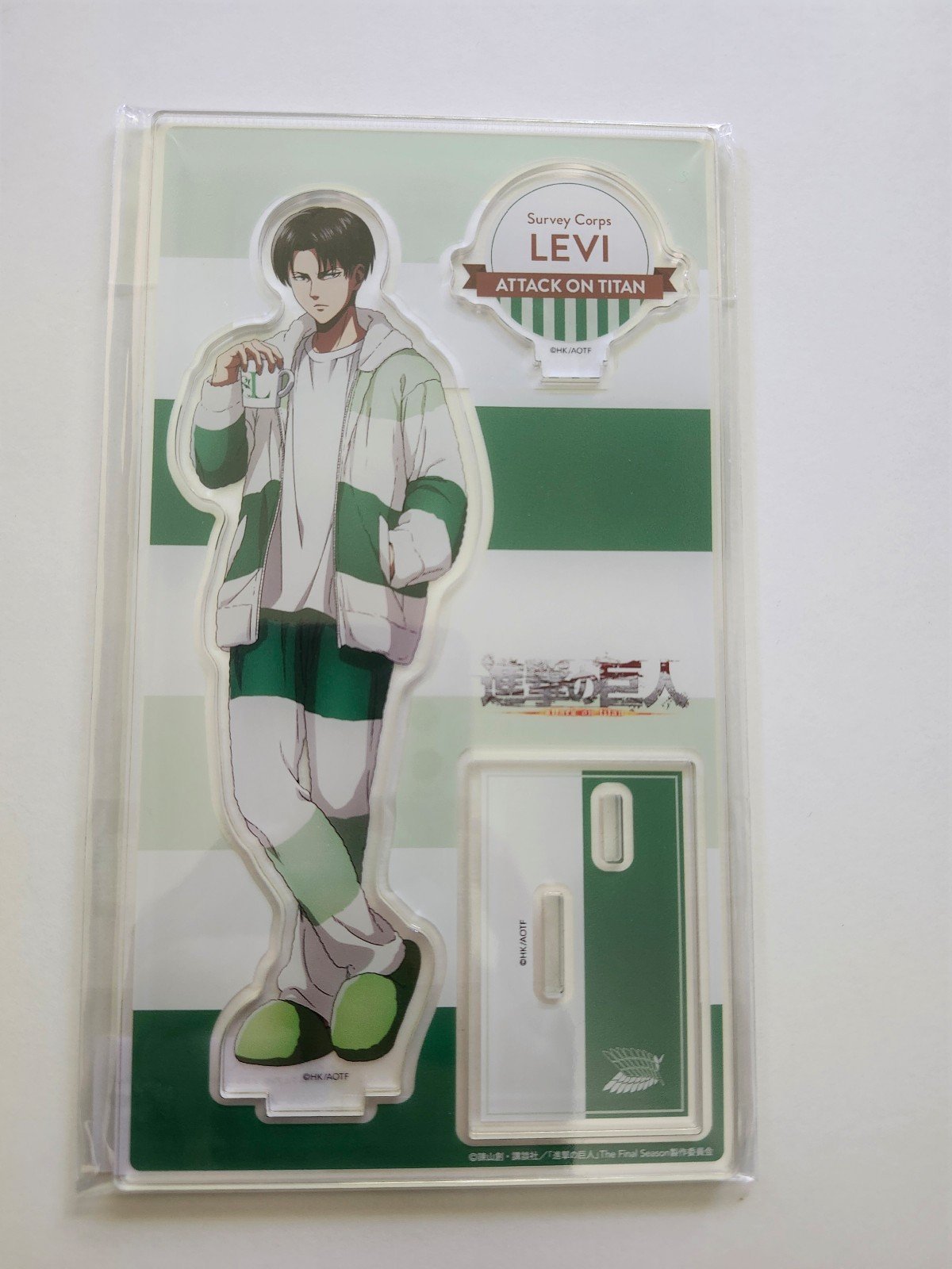 Attack on titan Levi acrylic stand pajamas
