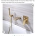 wall mounted bathtub faucet system