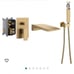 wall mounted bathtub faucet system