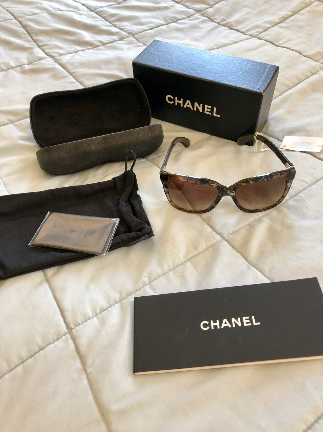 NWT CHANEL Butterfly Quilted sunglasses