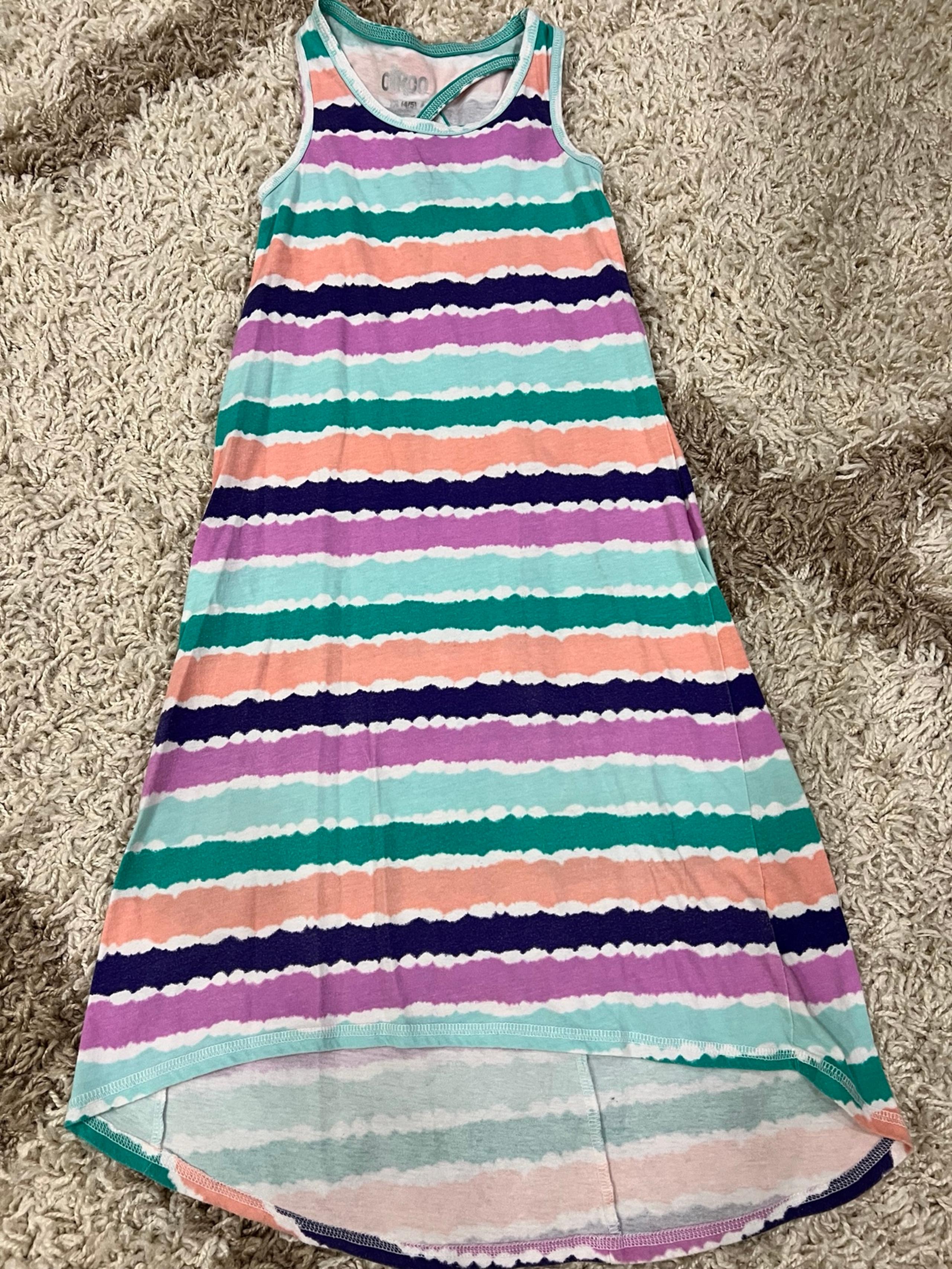 Circo Girls Color Stripped Maxi Dress, Size XS 4/5