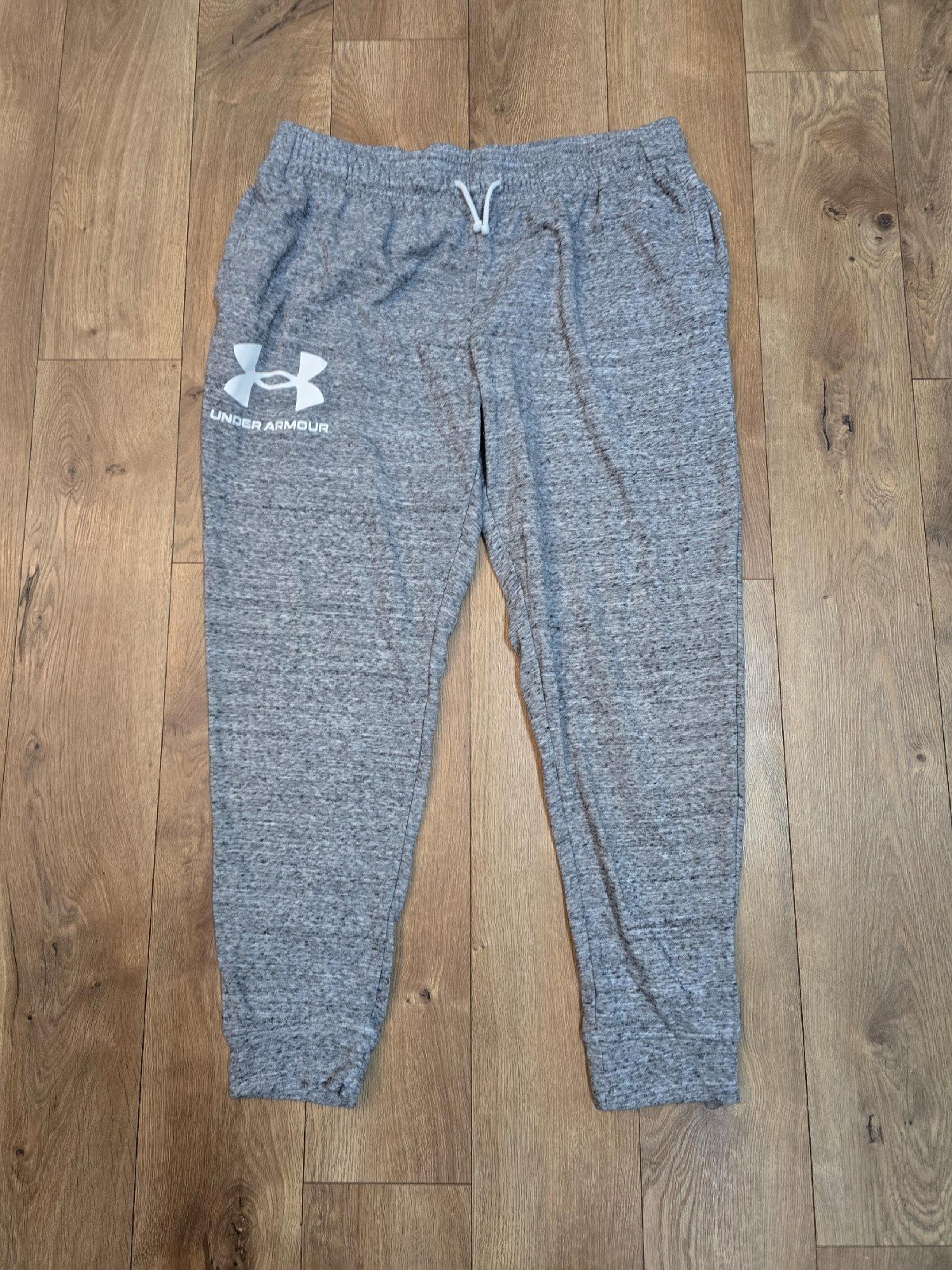 Under Armour Fleece Logo Joggers Men's Size XXL Gray Sweatpants