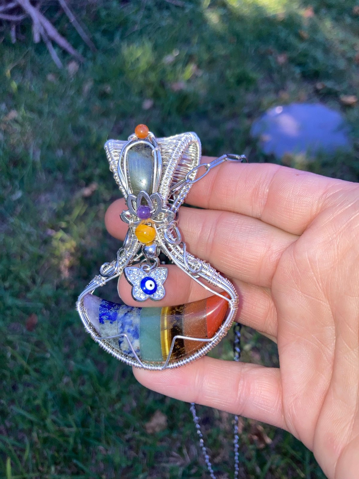 Chakra crescent moon