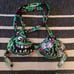 Sourpuss Fink Faces Two Piece Swimsuit- size small