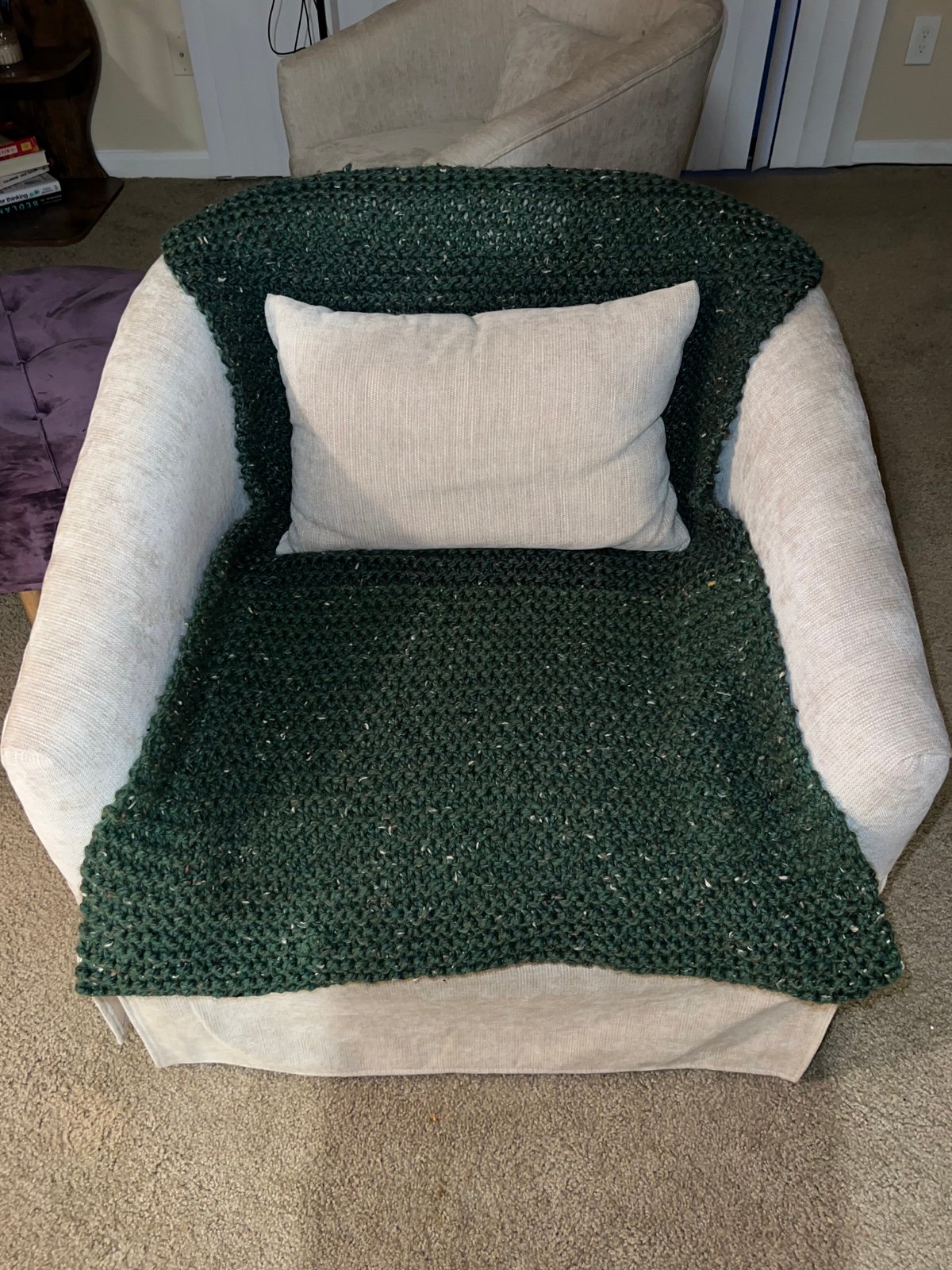 Hand Knitted Blanket