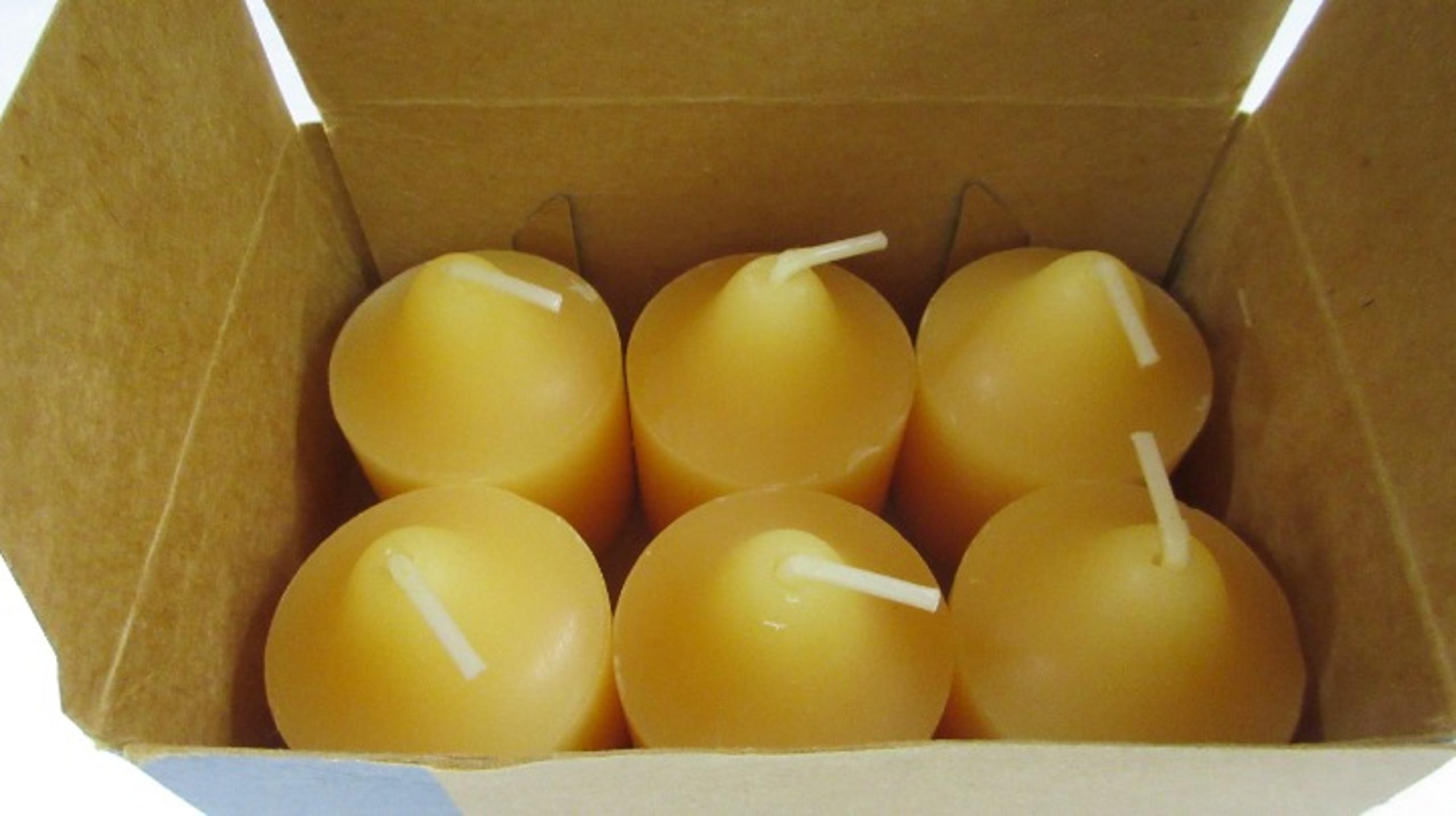 PartyLite CITRUS PEEL & SAGE Scented Votive Candles V06419 Box of 6 NEW in box