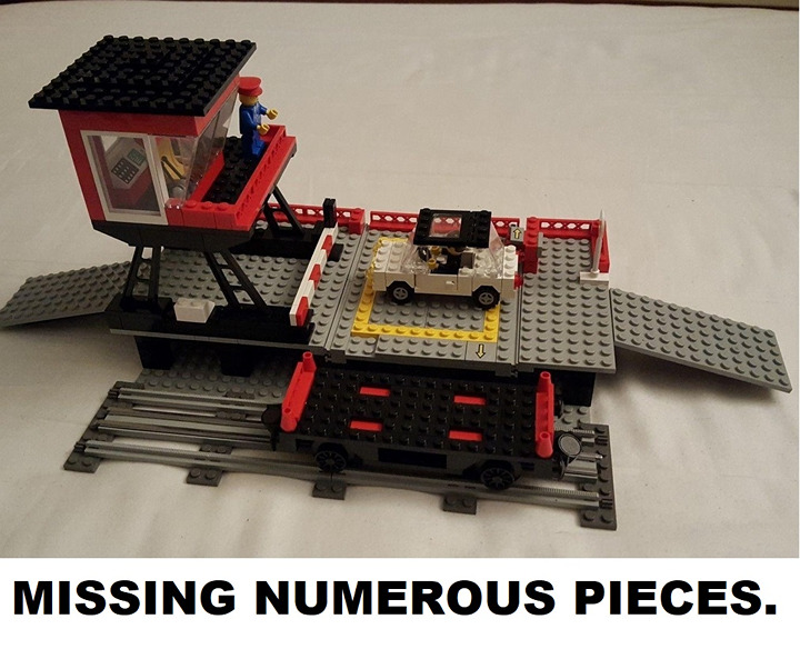 LEGO Train 7839 Car Transport Depot + Instructions 9V NEAR MINT CC