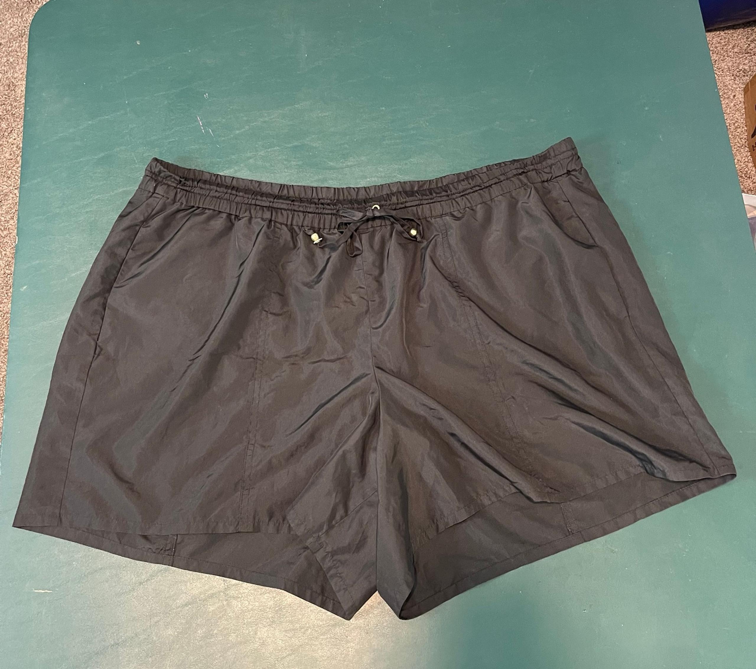 Plus size black athletic shorts size 18/20 by Lane Bryant