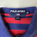 Polo Sport Ralph Lauren Vintage Flag Red Blue Striped Polo Shirt Mens Medium M