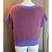 Free People Short Sleeve Super Soft Sweater Supernova Purple , Size Xsmall
