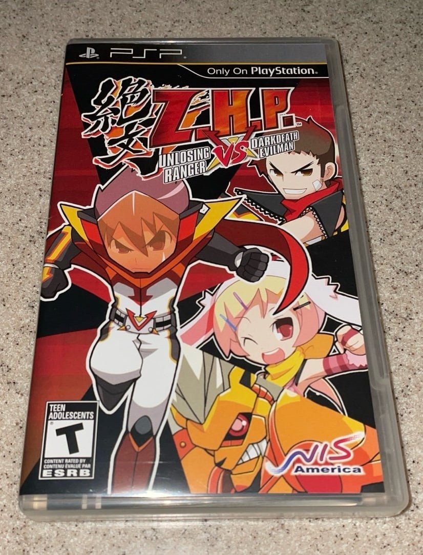 Z.H.P. Zettai Hero Project Unlosing Ranger vs Darkdeath Evilman For PSP