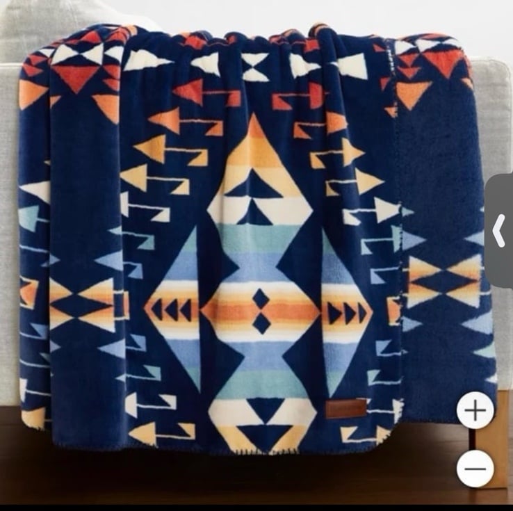 NEW Pendleton Plush Throw-Big Thunder
