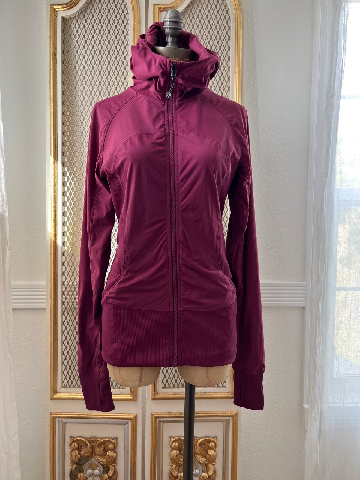 Lululemon In Flux Jacket Plum Reversible