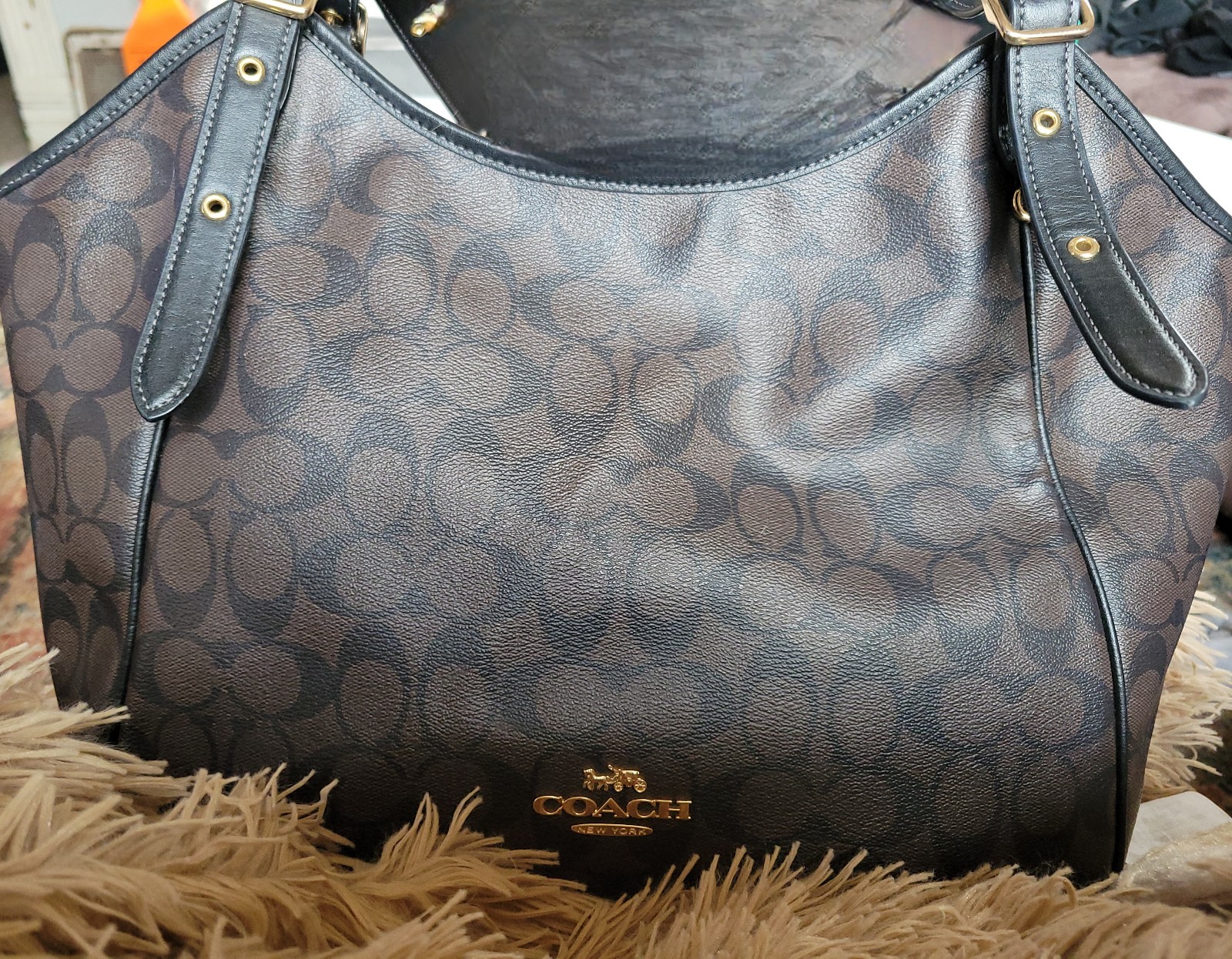 Coach Signature Logo Purse